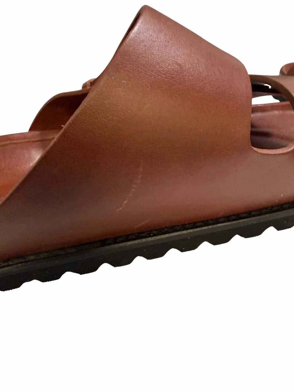 Jenni Kayne Hutton Slide Sandals in Saddle Size 40